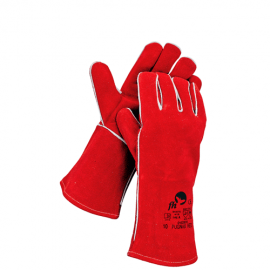 Cerva Pugnax Kaynakçı Eldiveni (Kırmızı)